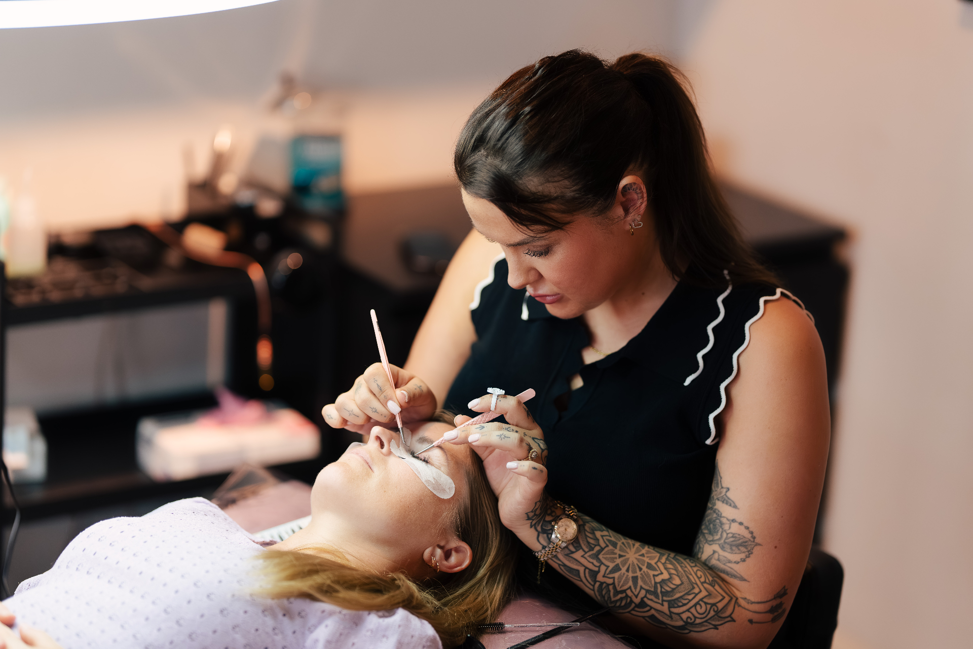 Wimperextensions behandeling